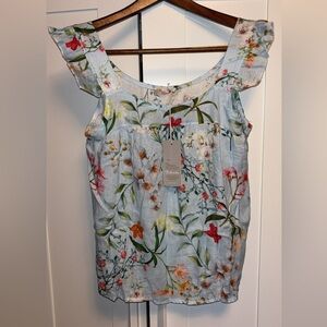 Floral Sleeveless Top